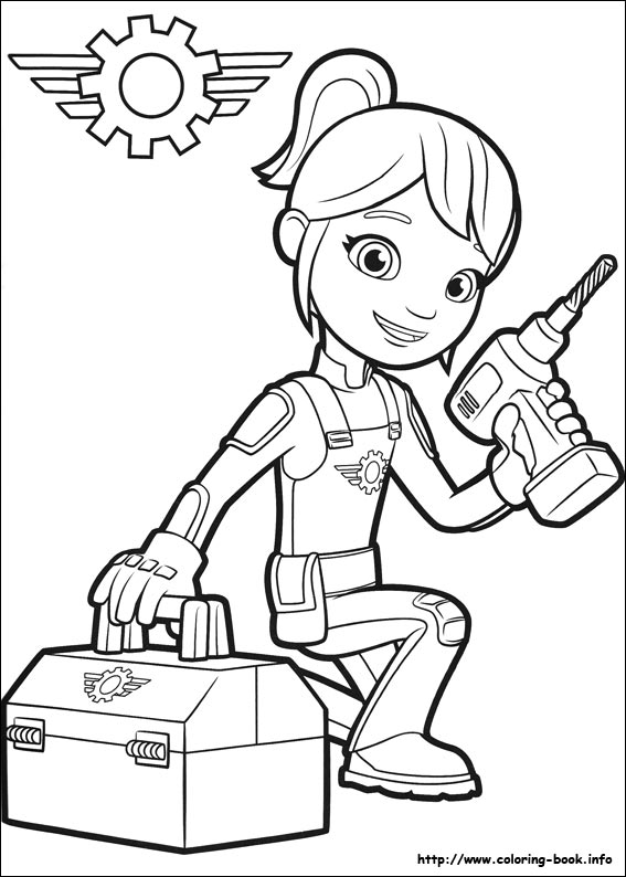 Blaze and the Monster Machines coloring picture