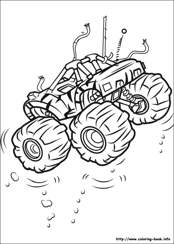 Blaze and the Monster Machines coloring picture