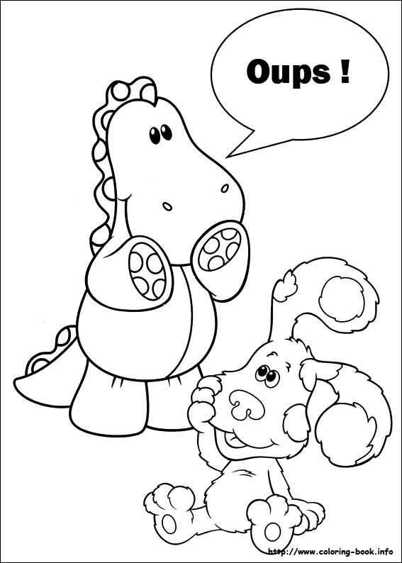 Blue's Clues coloring picture