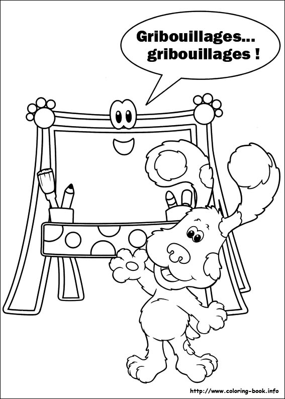 Blue's Clues coloring picture