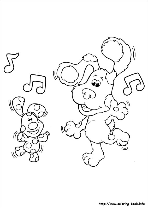 Blue's Clues coloring picture