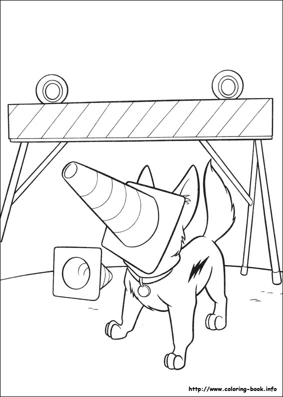 Bolt coloring picture