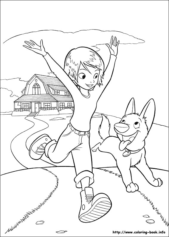 Bolt coloring picture