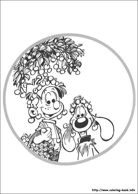 Boule & Bill coloring picture