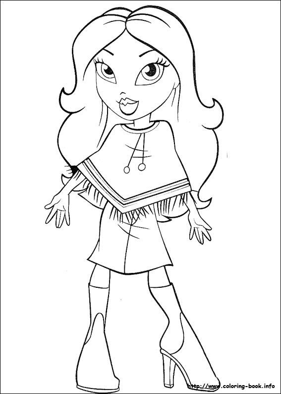 Bratz coloring picture