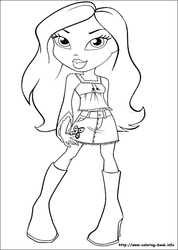 Bratz coloring picture