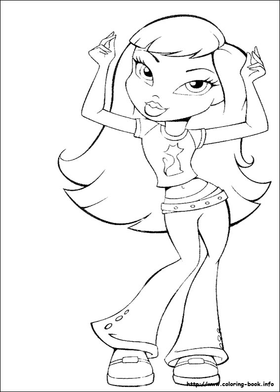 Bratz coloring picture