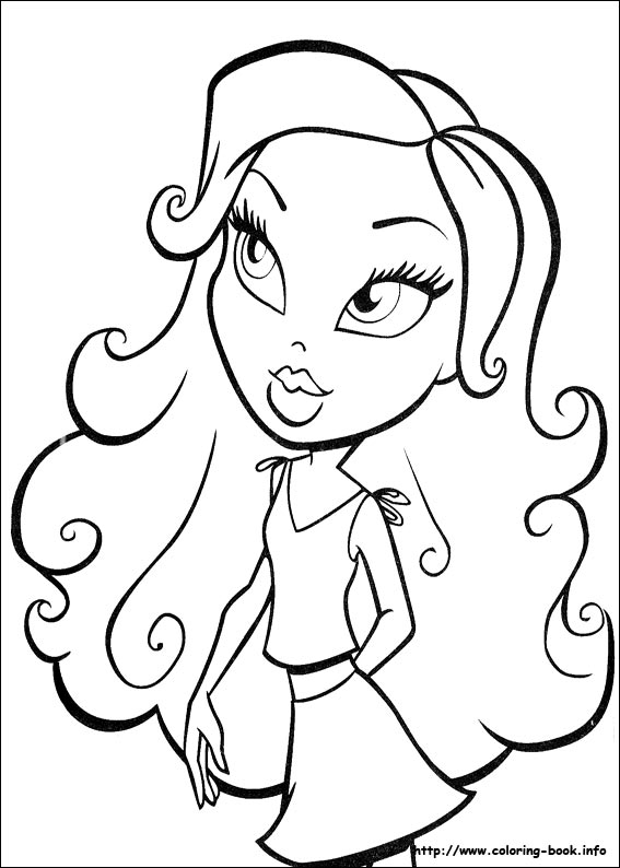 Bratz coloring picture