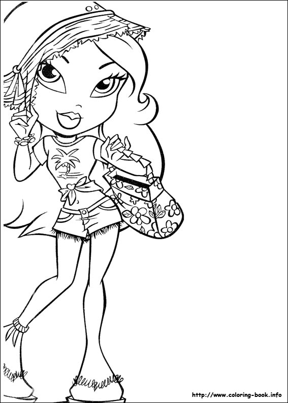 Bratz coloring picture