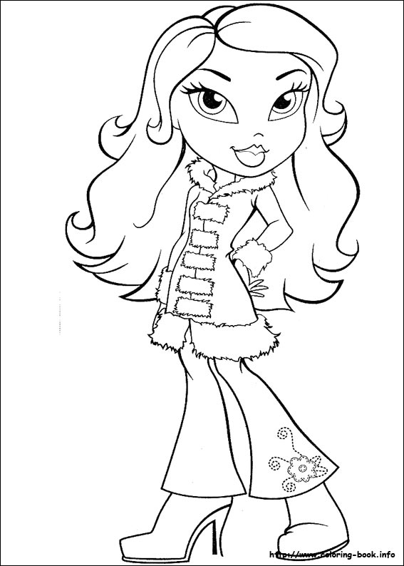 Bratz coloring picture