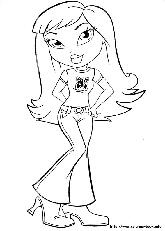 Bratz coloring picture