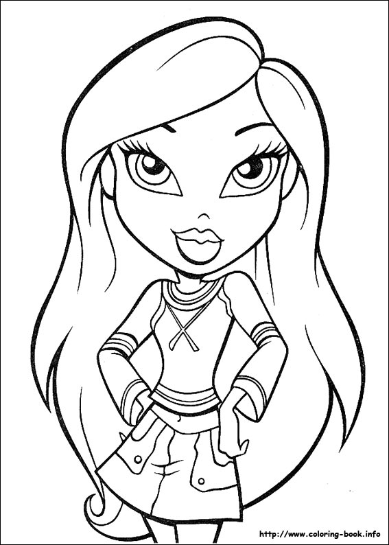 Bratz coloring picture