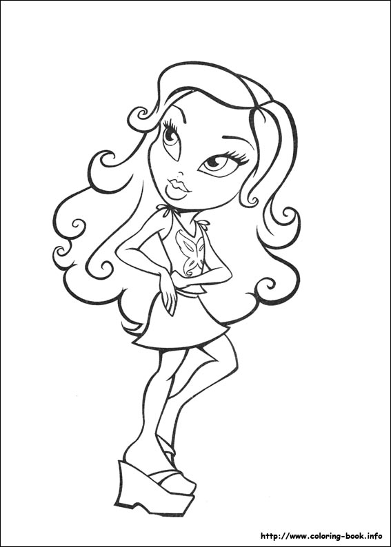 Bratz coloring picture