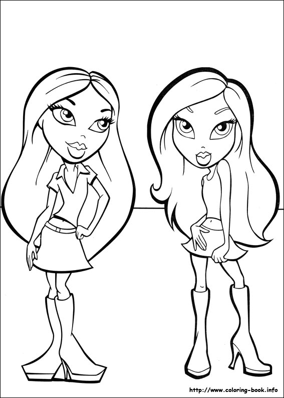 Bratz coloring picture