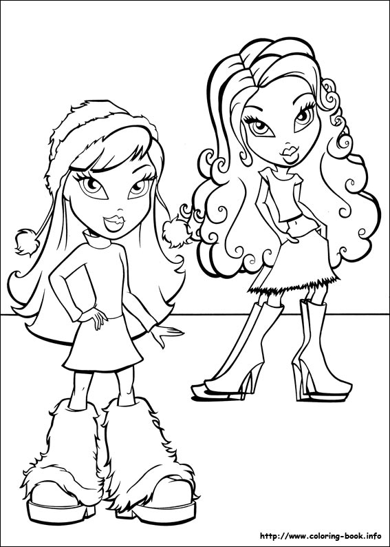 Bratz coloring picture