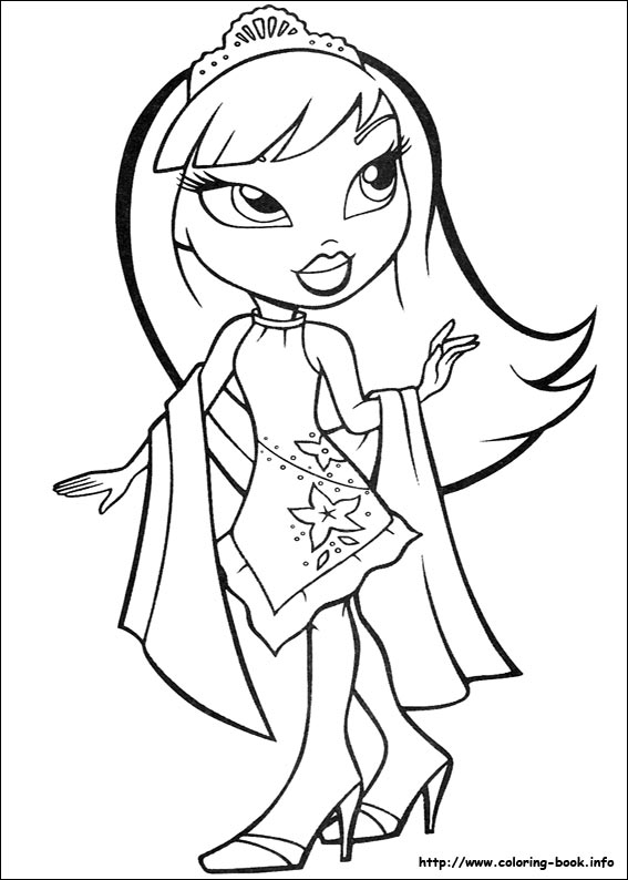 Bratz coloring picture