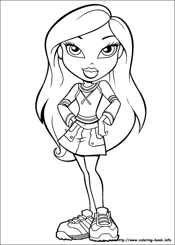 Bratz coloring picture