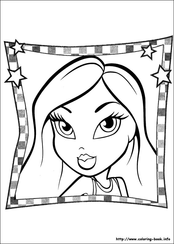 Bratz coloring picture