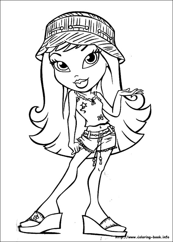 Bratz coloring picture