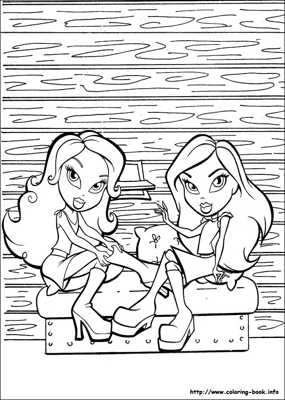 Bratz coloring picture