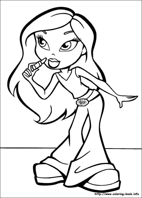 Bratz coloring picture