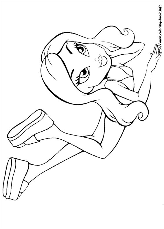 Bratz coloring picture