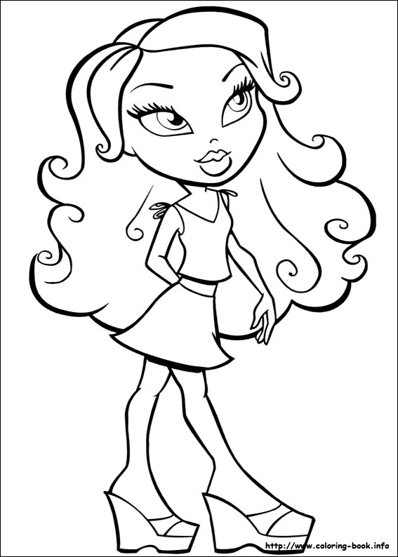 Bratz coloring picture