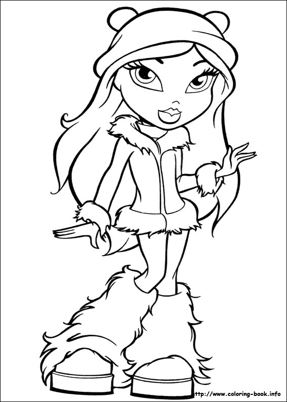 Bratz coloring picture