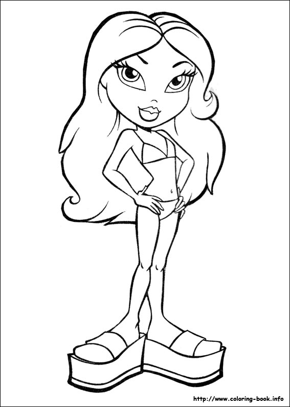 Bratz coloring picture