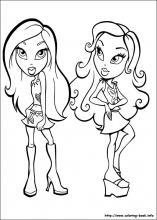 Coloring Bratz Pages