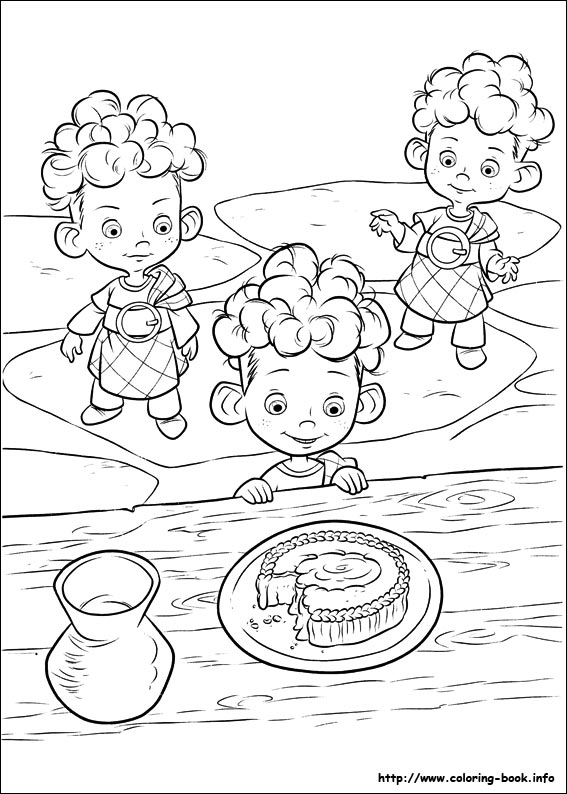 Brave coloring picture