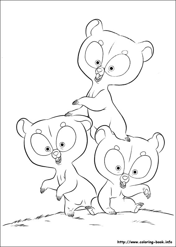 Brave coloring picture