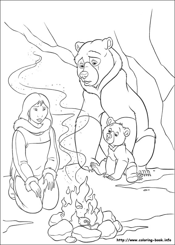 Brother Bear 2 coloring picture