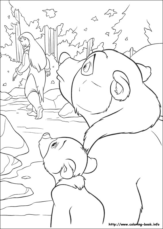 Brother Bear 2 coloring picture