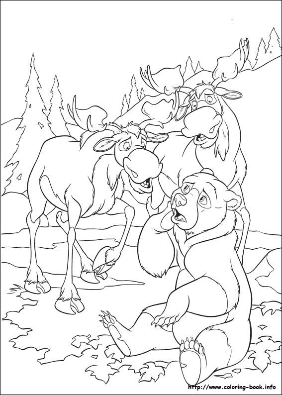 Brother Bear 2 coloring picture