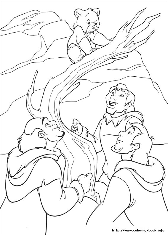 Brother Bear 2 coloring picture