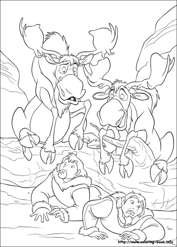 Brother Bear 2 coloring picture