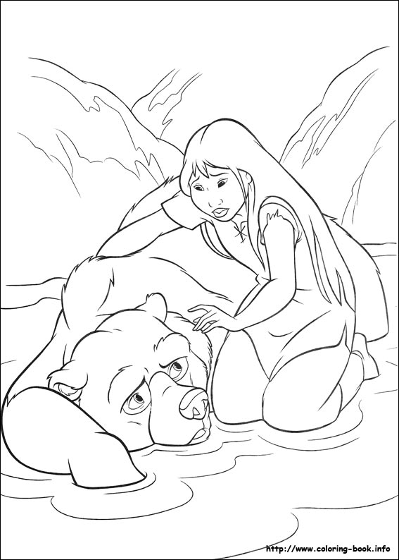 Brother Bear 2 coloring picture