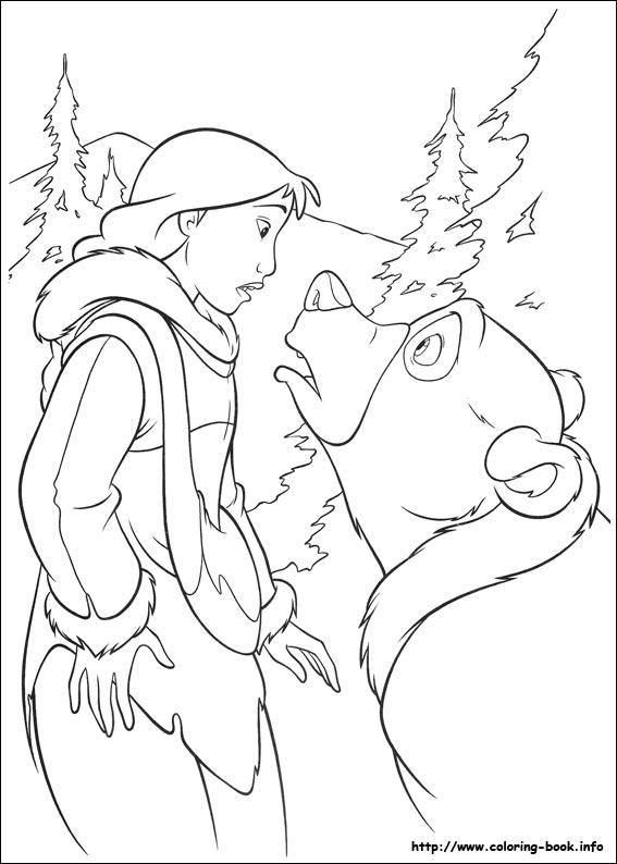 Brother Bear 2 coloring picture