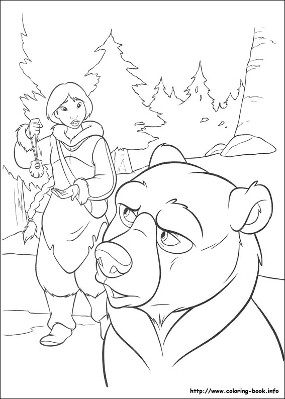 Brother Bear 2 coloring picture