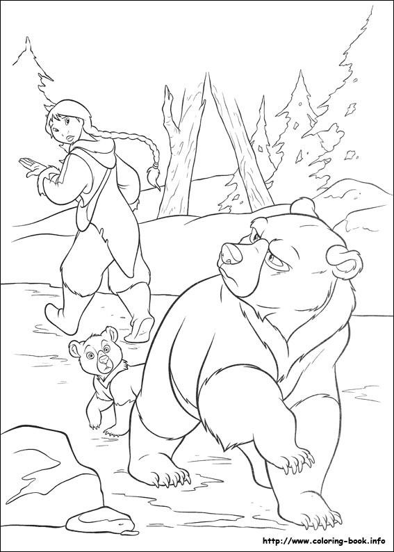 Brother Bear 2 coloring picture