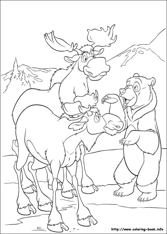 Brother Bear 2 coloring picture