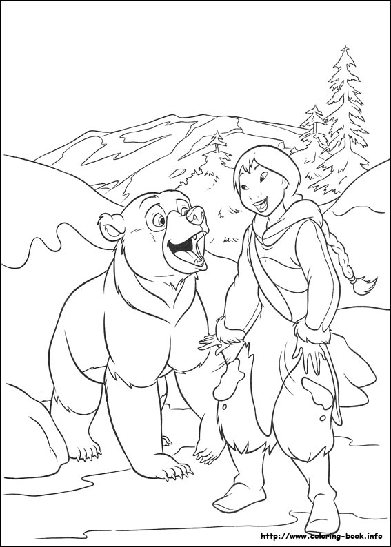 Brother Bear 2 coloring picture