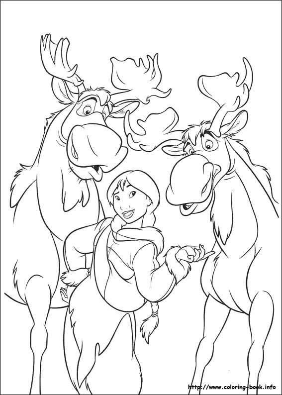 Brother Bear 2 coloring picture