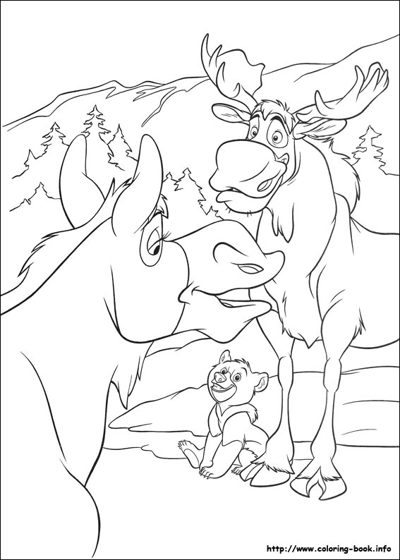 Brother Bear 2 coloring picture