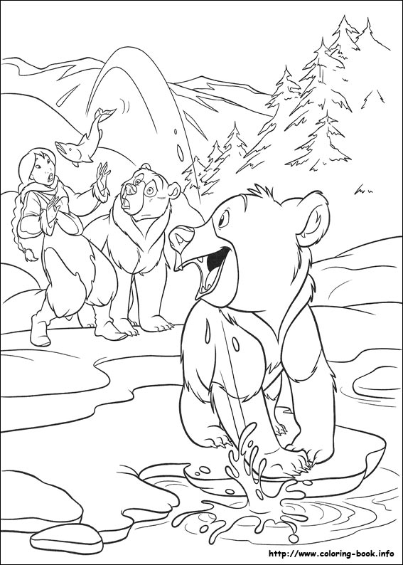 Brother Bear 2 coloring picture