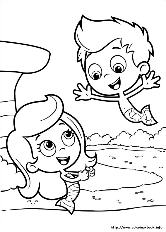 Bubble Guppies coloring picture