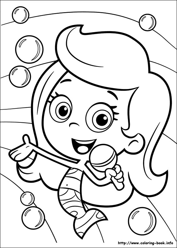 Bubble Guppies coloring picture