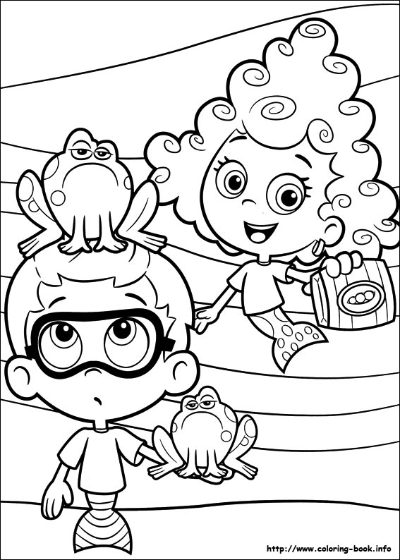 Bubble Guppies coloring picture