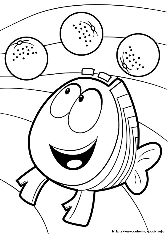 Bubble Guppies coloring picture